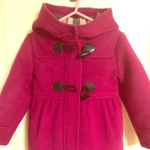 Girls 3Y Burberry Toggle Coat